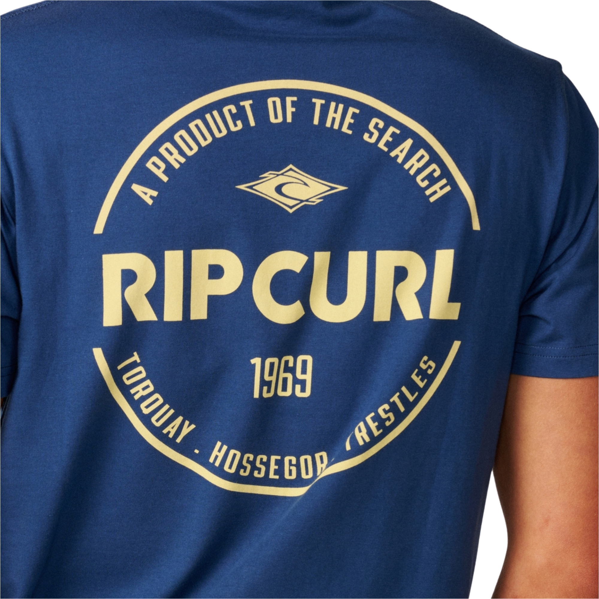 2026 Rip Curl Herre Basis T-shirt 12RMTE - Light Navy